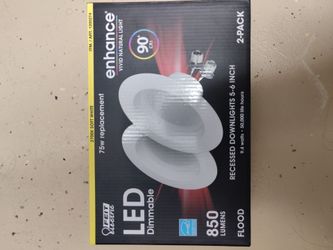 Recessed down light 5-6 inch - only one
