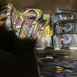 20 Vivid Voltage Pokemon And 4 Shining Fates Tins