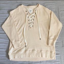 Aerie cream color sweatshirt size XS