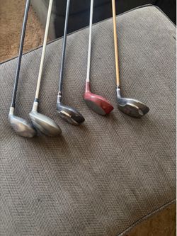Golf clubs and putters