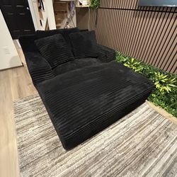 Soft Foam Sofa Black 46w X 64Long 