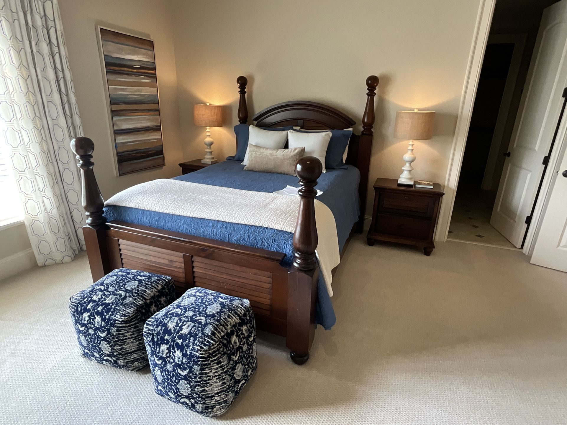 Four Piece Queen Size Bedroom Set