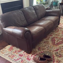 Leather Couch 
