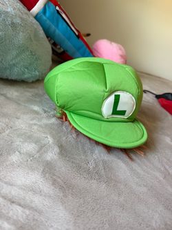 Costume , Luigi hat and wigs ( chucky and clown)