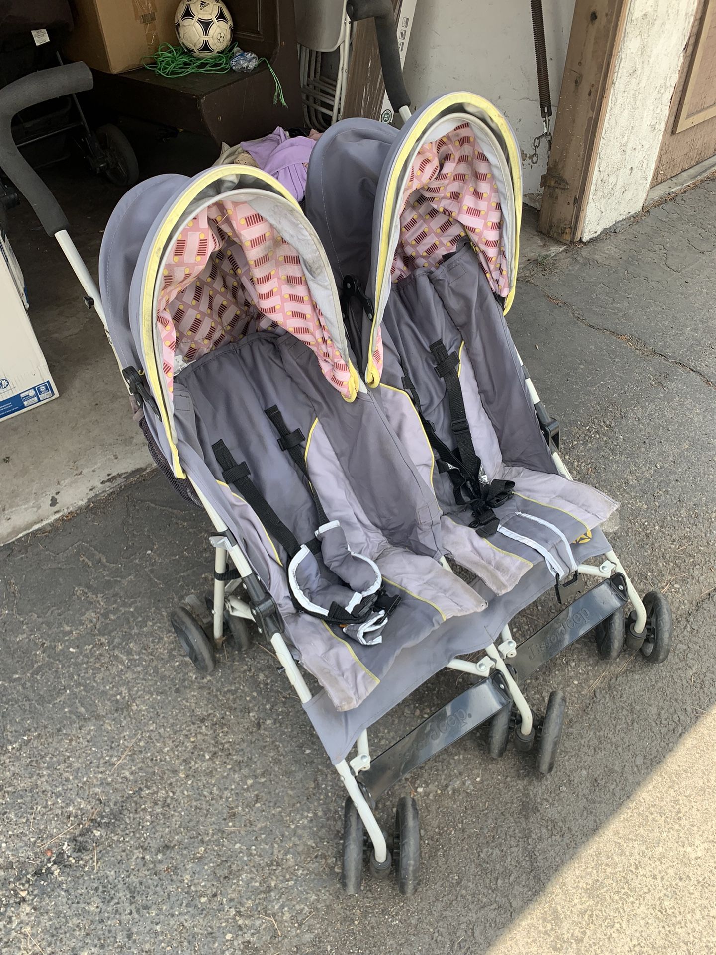 2 Person Double Baby Stroller