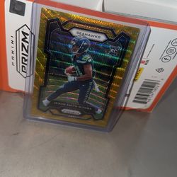 Jaxon Smith Njigba rookie card gold