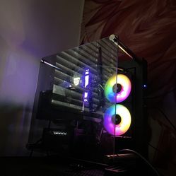240+ FPS gaming pc desktop with monitor