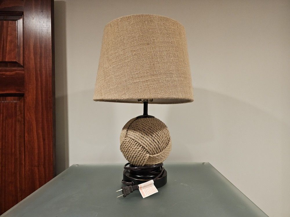 Brand New Kids Bedroom Lamp Yarn Ball Baseball Lamp Mint