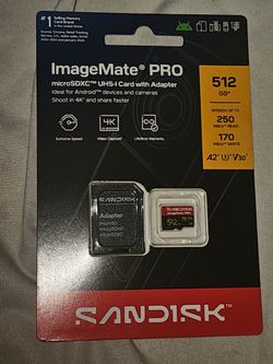 Sandisk image mate pro 512 gigabytes brand new