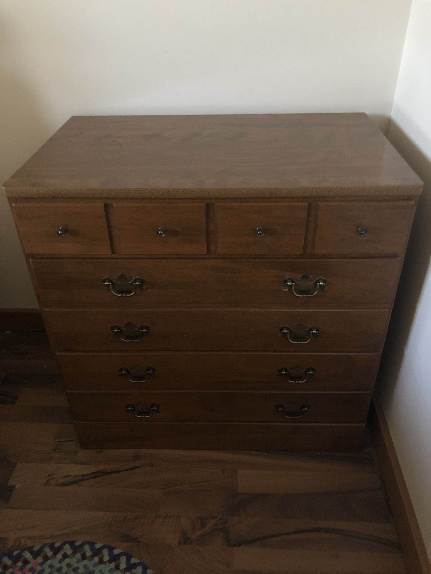 Set Of Two Genuine Antique Ethan Allen Three Drawer Chests