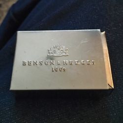 Vintage Benson And Hedges 100's Pocket Ashtray 