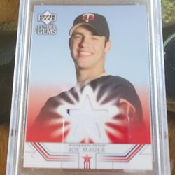 2002 Joe Mauer Rookie Jersey PSA MINT