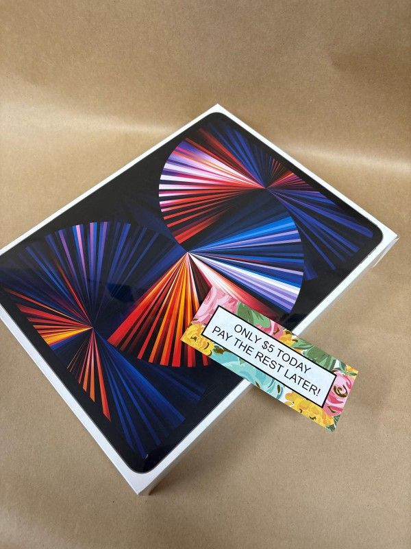 Apple IPad Pro 12.9 Inch 5th Gen Tablet - Only $1 Today Pay The Rest Later!
