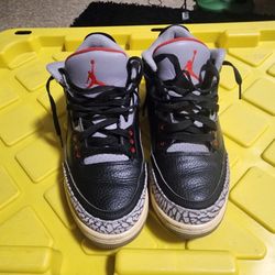 Jordan 3 Retro Black Cement Size 8 