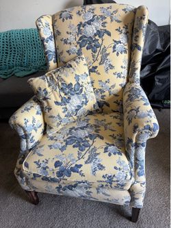Vintage wingback chair