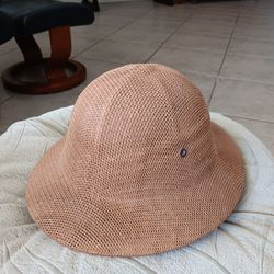 Vintage Straw Pith Sunfari Hat 