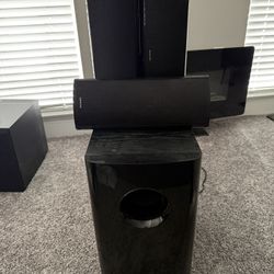 Onknyo Subwoofer And Speakers 