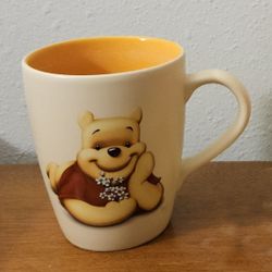 Vintage Winnie the Pooh Coffee Mug Collectible Disney Store Disneyland