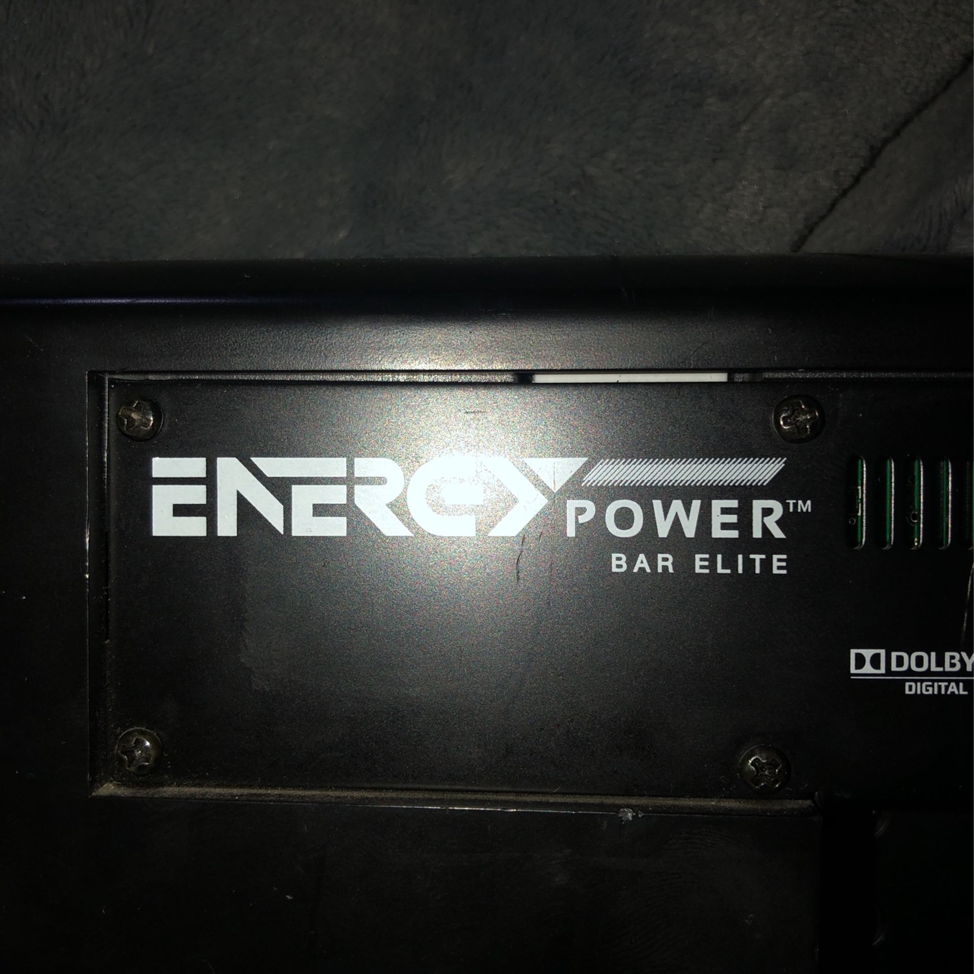 Klipsch Energy Power Bar Elite Center Speaker Soundbar and Subwoofer