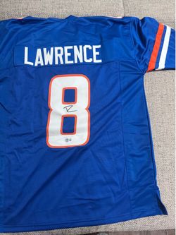 Demarcus Lawrence Autographed/Signed Custom Jersey-Beckett-Boise St Broncos