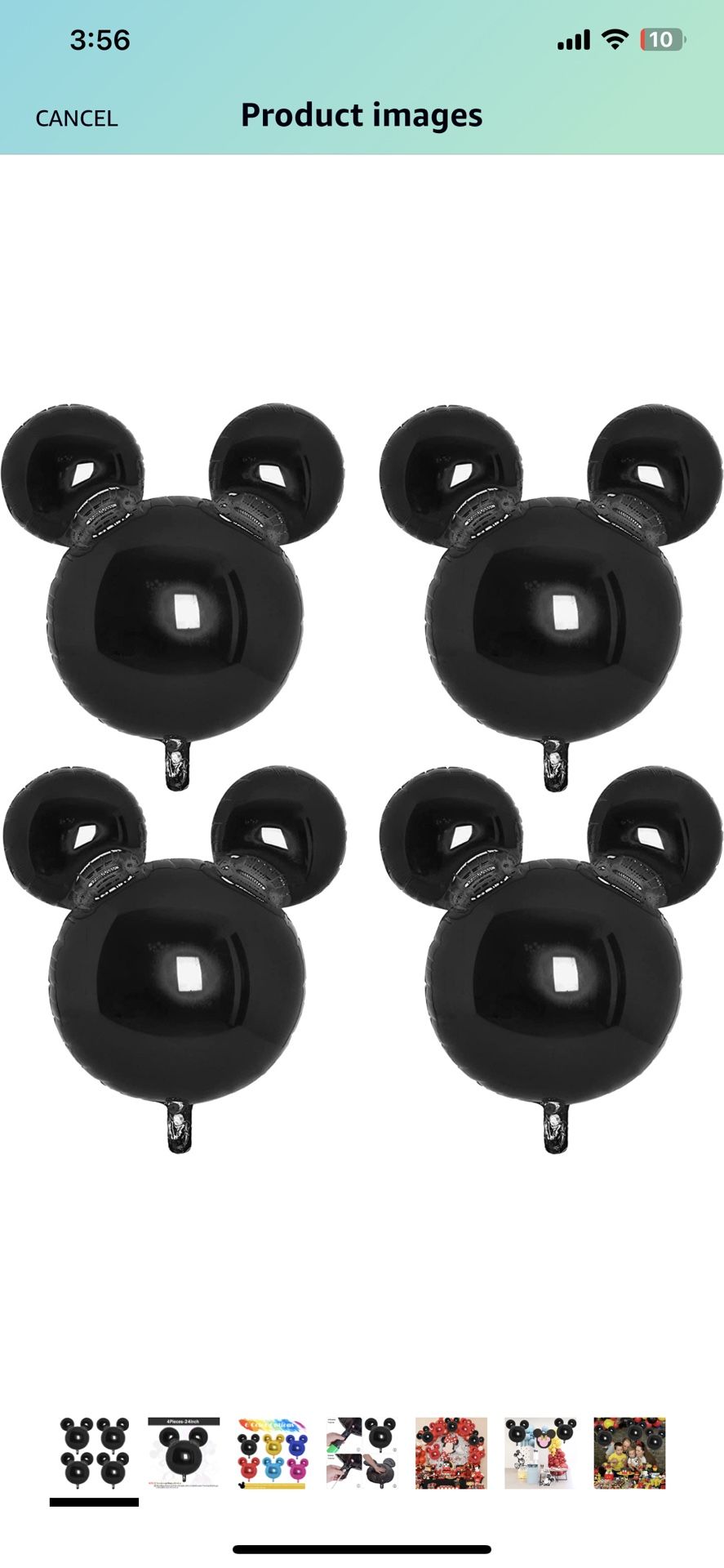 2 Mickey Balloons
