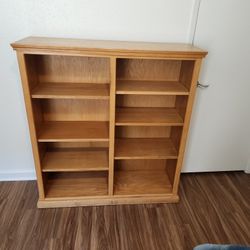 Solid Oak Book Case