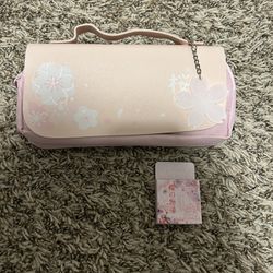 Cherry Blossom Pencil Bag Pink Sweet Pencil Case