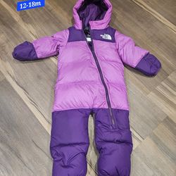 The North Face Baby Girl 12-18m Bunting Suit