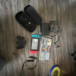 Nintendo Switch w/ 11 Games and Accessories 