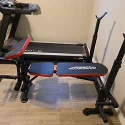 OPPSDECOR 660lbs 6 in 1 Weight Bench Set