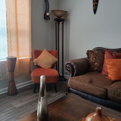 Sofa ,Lamp And Table
