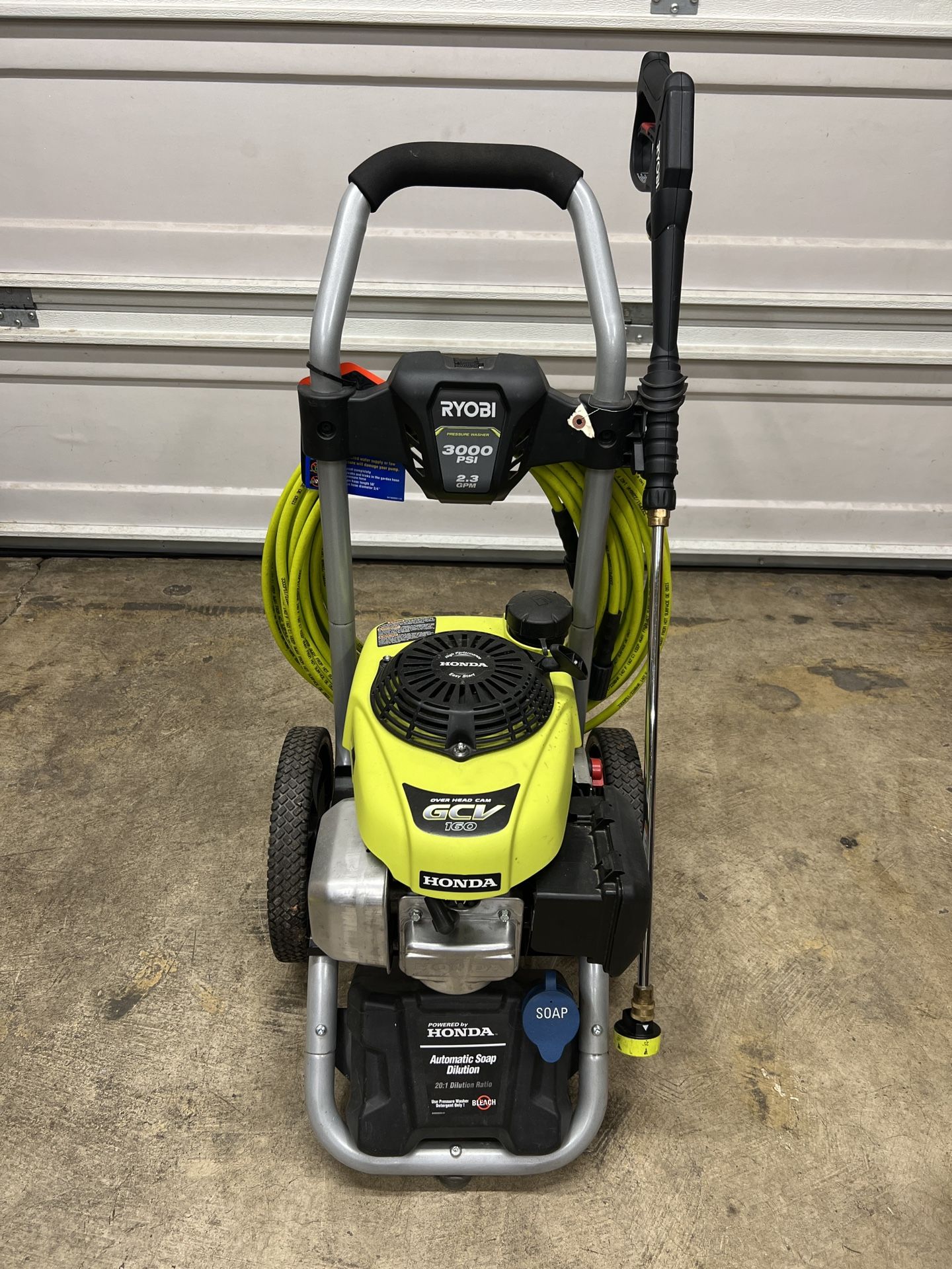 Ryobi 3000 PSI Gas Powered Pressure Washer with 15” Surface Cleaner for