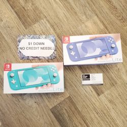 New Nintendo Switch LITE Handheld Gaming Console - 90 DAY WARRANTY - $1 DOWN - NO CREDIT NEEDED 