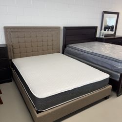 Queen Platform Bed And Mattress INCLUDED 🔥👌🏼