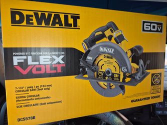 7 1/4 60v flexvolt circular saw (tool only)