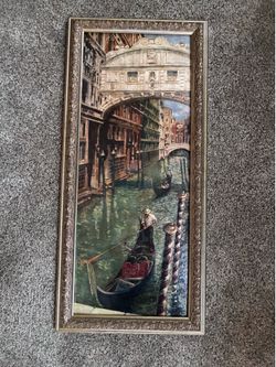 Gorgeous custom framed oil painting