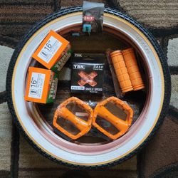 Bicycle Bmx Jr Parts Bundle 16" Orange
