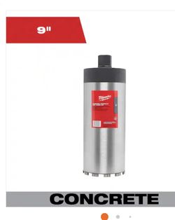 Milwaukee 9 in. Diamond Premium Wet Core Bit