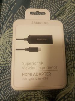 Samsung HDMI to USB C Adapter