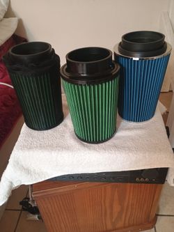 3- filtros $35- cada uno -$35- each -air intake - NEW-- no box - OILDALE