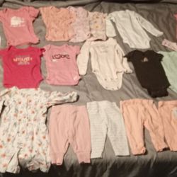 Newborn Girl Clothes Bundle 