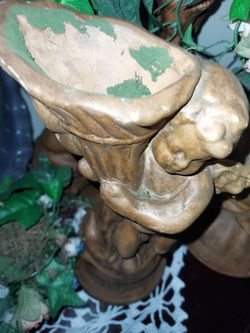 Angels made with clay