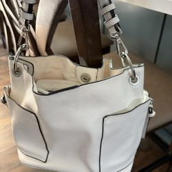 Steven Madden White Crossbody-Shoulder Bag
