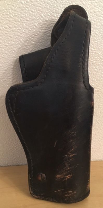 Vintage DON HUME Gun Holster H738 SH No 26B BER 96 DB Right Handed Black Leather