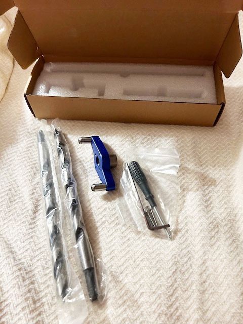 New,Price Firm, wihxd Dowel Jig Kit, with ½-inch x 9.8 inch Drill Bits