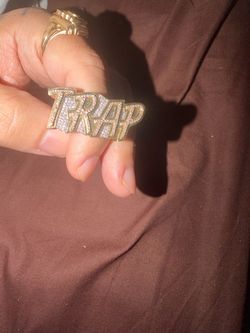 10k gold 16 Gram gold men’s ring paved in diamonds