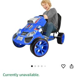 Blue Pedal Go Kart Hot Wheels