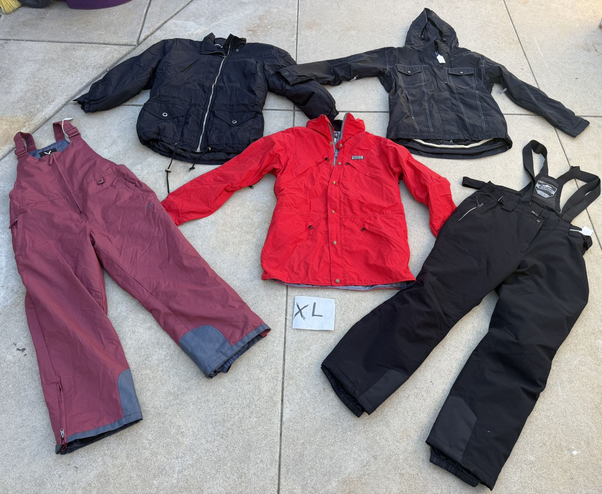 Women’s Size XL & 2XL Ski/ Snow Clothing. Winter Jackets Pants And Bibs 