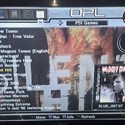 Modded PS2 HDD 1TB FMCB Entire NA PS1 Libary Installed