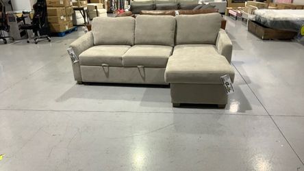 Coddle Cameron Convertible Sofa with Reversible Chaise and Storage $625